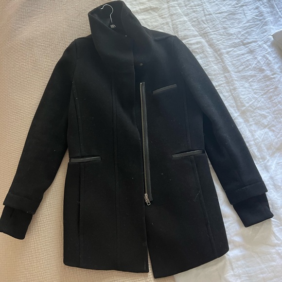 Helmut Lang Wool-Blend Funnel Neck Jacket - Picture 5 of 7